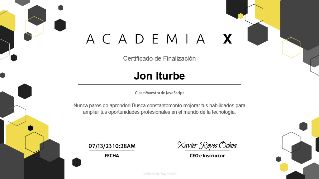Clase Maestra: JavaScript en Academia X